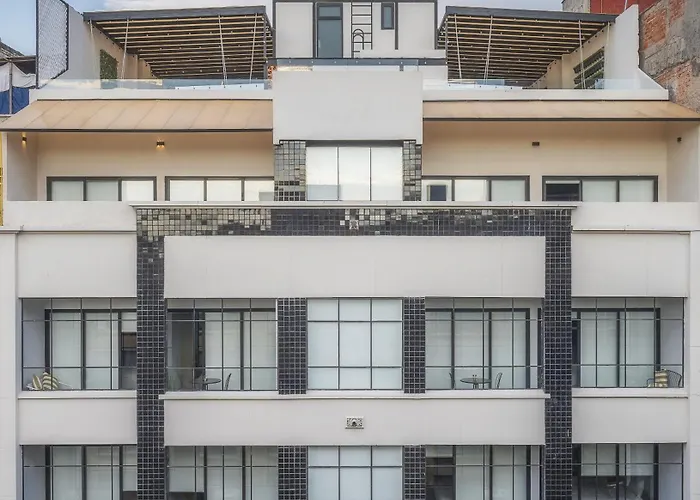 Apartamento Zielo Palma ,private Balcony, Rooftop Walk To Zocalo *