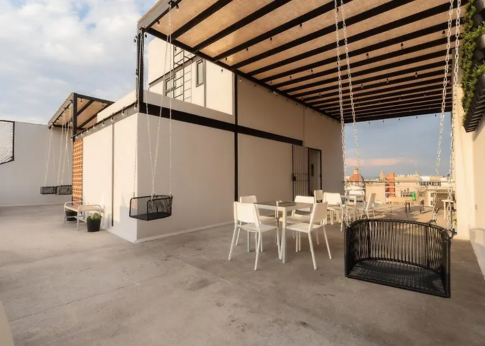 Apartamento Zielo Palma ,private Balcony, Rooftop Walk To Zocalo *