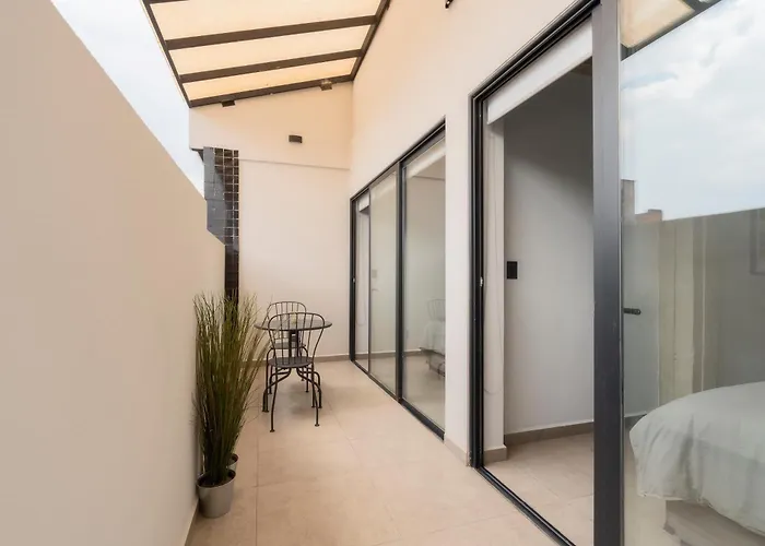 Zielo Palma ,private Balcony, Rooftop Walk To Zocalo Apartamento *